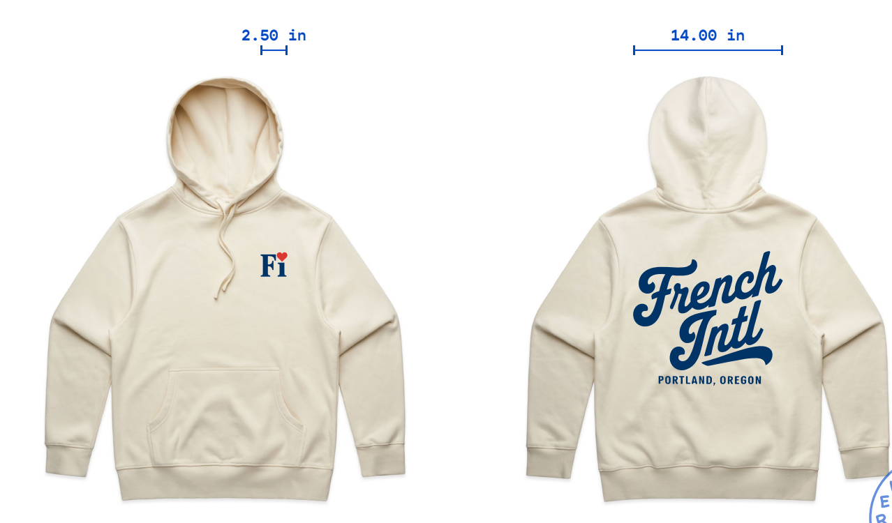 FI Adult Pullover Hoodie - Ecru